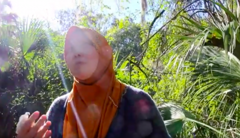 Dr. Fawzia leading nature walk