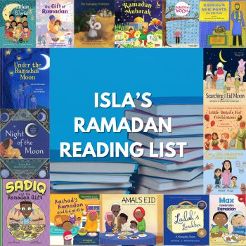 Image with lots of Ramadan books