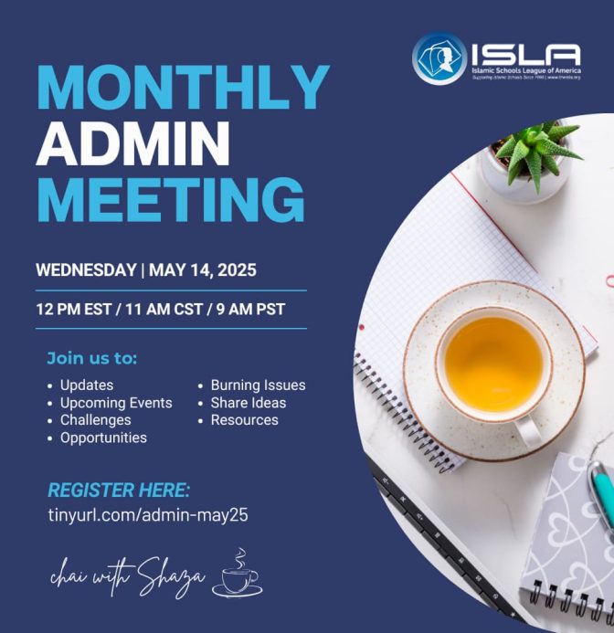 Admin Meeting Flyer